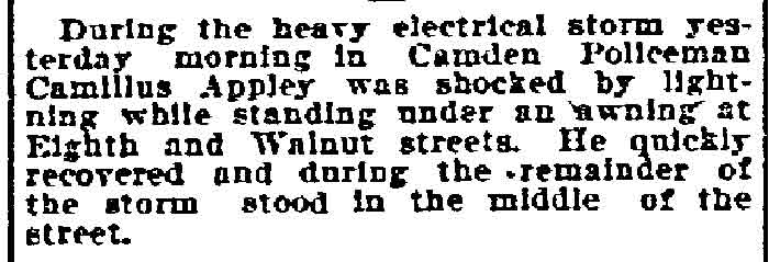 Philadelphia Inquirer, August 5, 1906