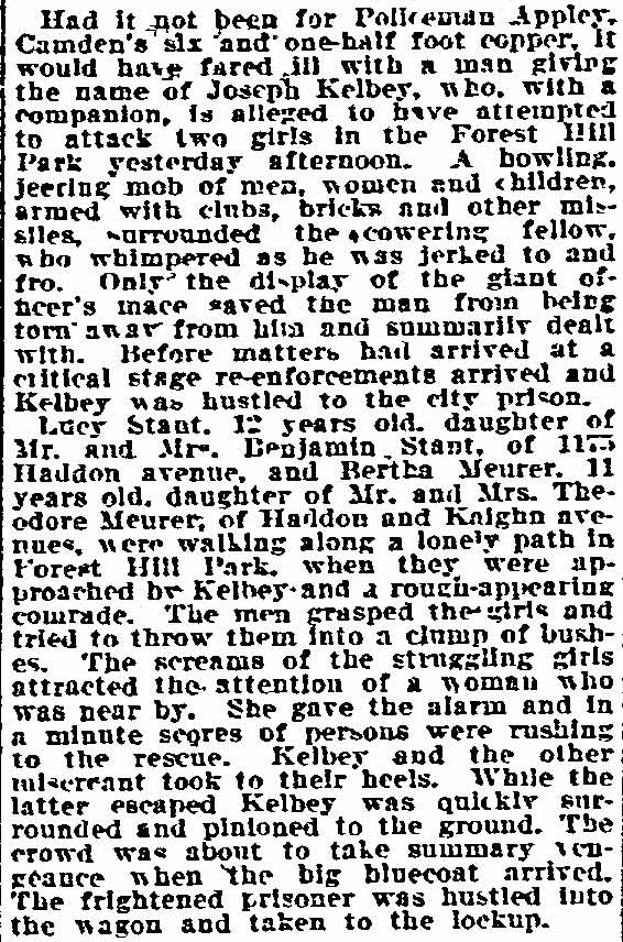 Philadelphia Inquirer, September 5, 1906