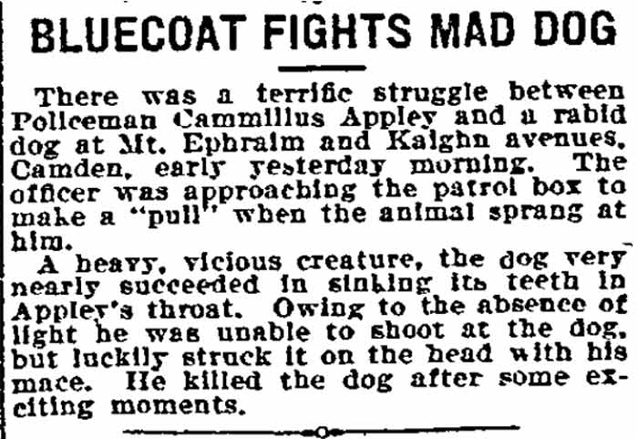 Philadelphia Inquirer, October 26, 1908