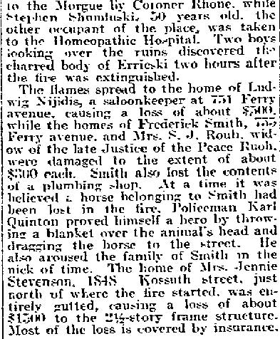 Philadelphia Inquirer, July 22, 1918 — Boys Find Charred Body in Fire Ruins, page 2