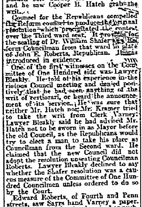 Philadelphia Inquirer, March 20, 1898, page 4