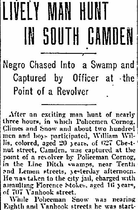Philadelphia Inquirer, July 28, 1905, page 1