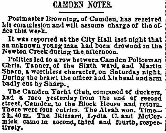 Trenton Evening Times, July 15, 1889
