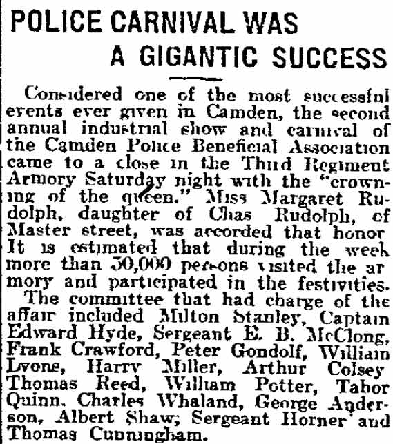 Police Carnival was a Gigantic Success