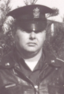 Camden police officer at Fort Dix training, October 1970