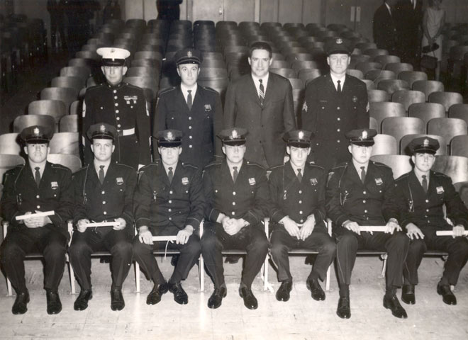 Camden Police Department group photo including Edward Eldred