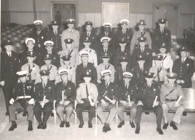 Camden Police Department group photo including Edward Eldred