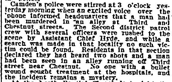 Philadelphia Inquirer, June 7, 1915
