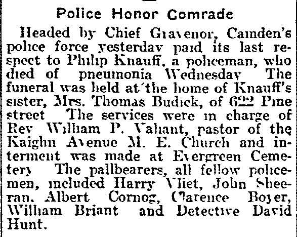 Elisha Gravenor article, Philadelphia Inquirer, March 18, 1917