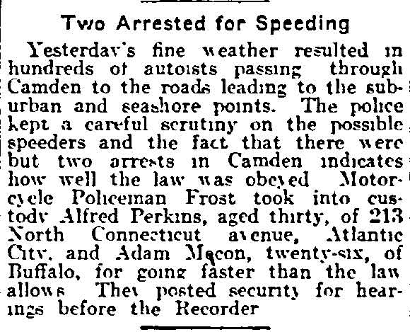 Philadelphia Inquirer, May 29, 1916