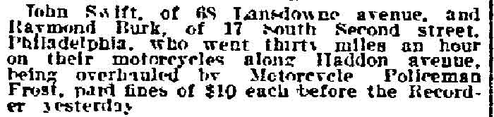 Philadelphia Inquirer, June 6, 1914
