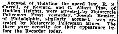 Philadelphia Inquirer, December 23, 1912