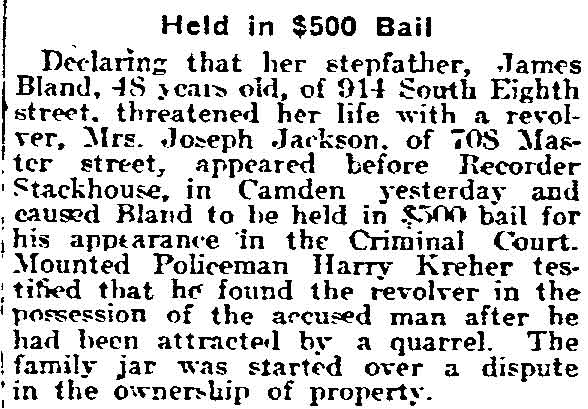 Philadelphia Inquirer clipping, September 11, 1918