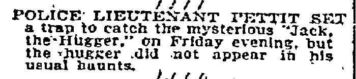 Philadelphia Inquirer, January 16, 1898 — Jack the Hugger