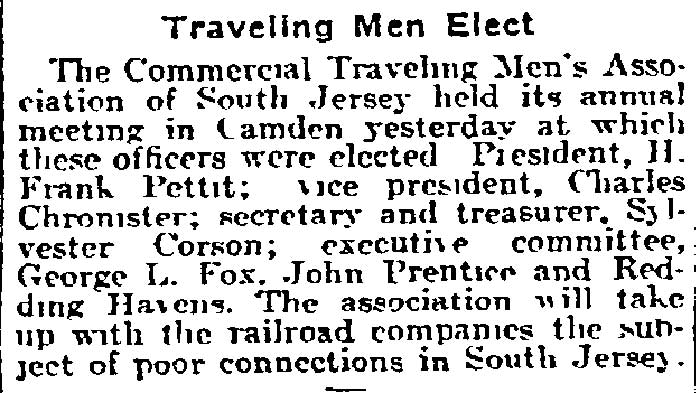 Philadelphia Inquirer, April 23, 1917