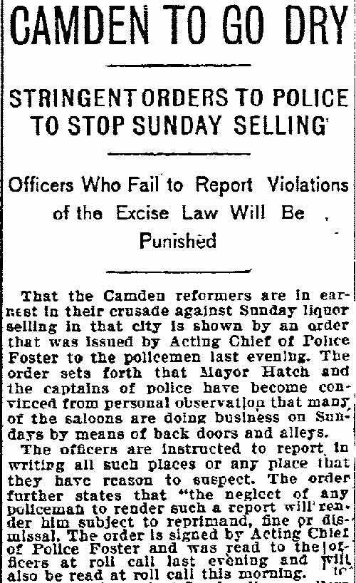 Philadelphia Inquirer, August 30, 1898, page 1