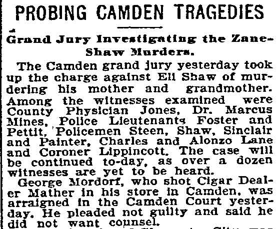 Philadelphia Inquirer, December 22, 1897