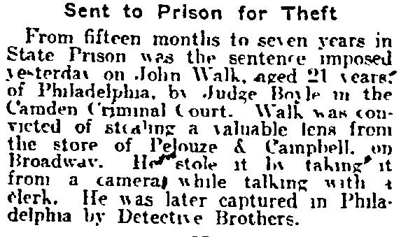 Philadelphia Inquirer, June 4, 1915