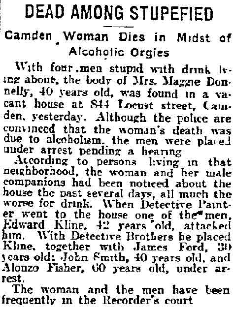 Philadelphia Inquirer, November 24, 1916