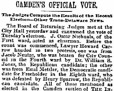 Philadelphia Inquirer March 14, 1890 — page 1