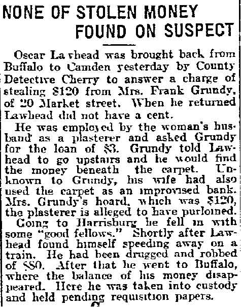 Philadelphia Inquirer, June 11, 1911