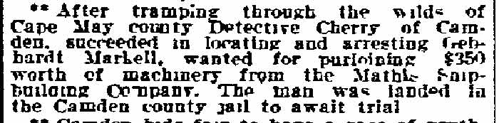Philadelphia Inquirer, June 15, 1911