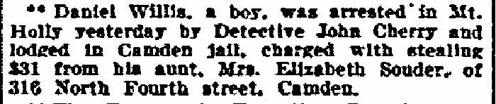 Philadelphia Inquirer, August 13, 1905
