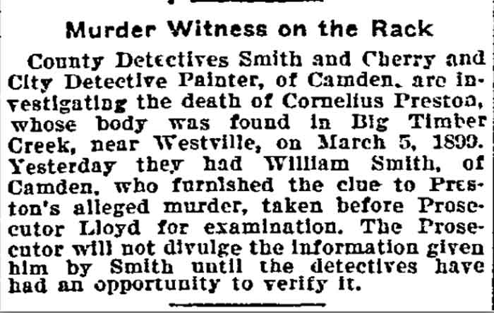 Philadelphia Inquirer, September 4, 1900