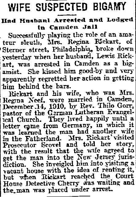 Philadelphia Inquirer, September 19, 1911