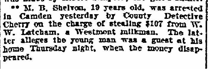 Philadelphia Inquirer, October 5, 1903