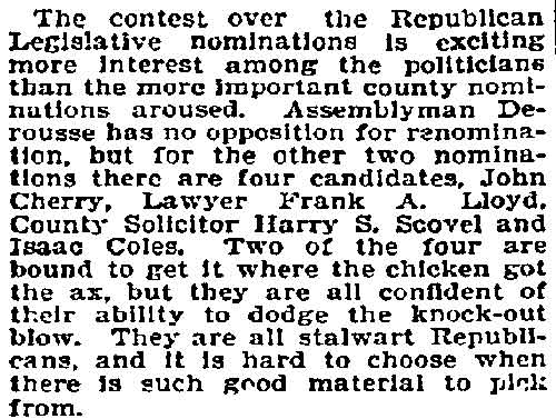 Philadelphia Inquirer, October 6, 1895