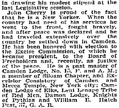 Republican Legislative Nominations - Philadelphia Inquirer, October 6, 1895