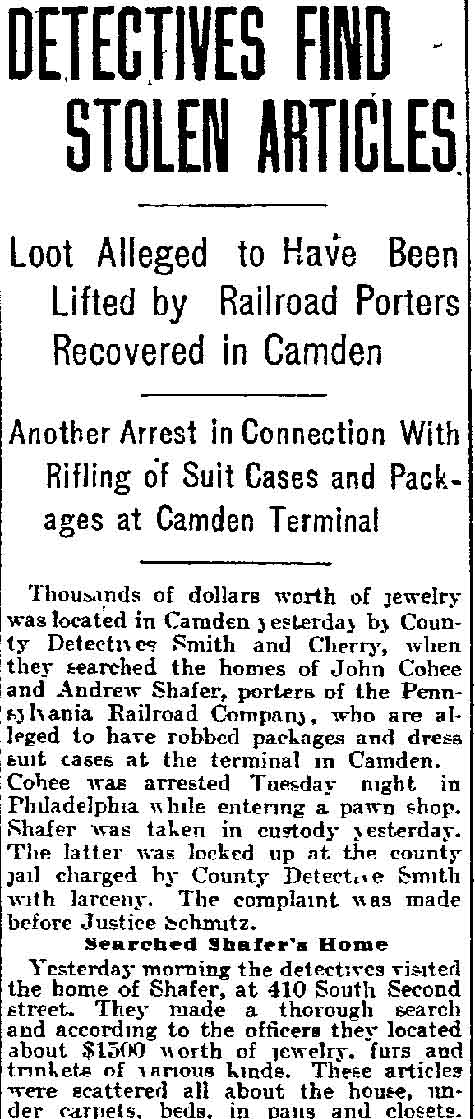 Philadelphia Inquirer, October 12, 1905