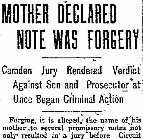 Philadelphia Inquirer, October 30, 1907