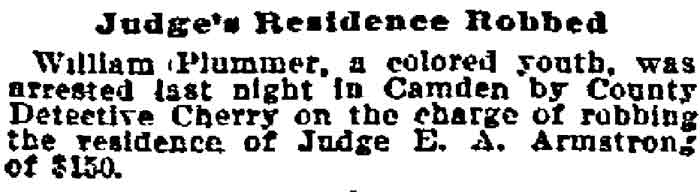 Philadelphia Inquirer, December 27, 1899