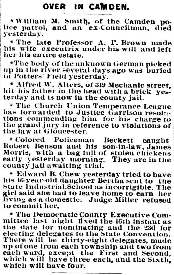 Over in Camden — Philadelphia Inquirer, May 8, 1892