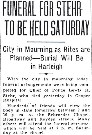 Camden Courier-Post, December 11, 1930 — article clipping 1