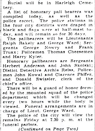 Camden Courier-Post, December 11, 1930 — article clipping 2