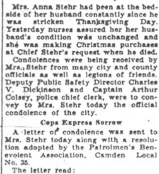 Camden Courier-Post, December 11, 1930 — article clipping 3