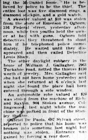 Camden Courier-Post February 25 1928 clipping part 2
