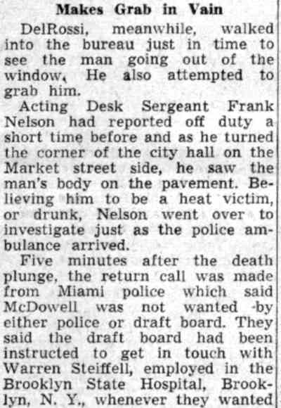 Camden Courier-Post July 28, 1941 - Marshall Thompson article page 4