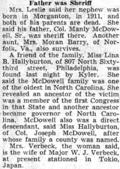 Camden Courier-Post July 28, 1941 - Marshall Thompson article page 6
