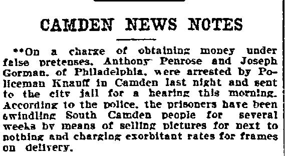 Philadelphia Inquirer, February 17, 1906 — Camden News Notes