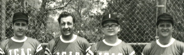 ICAC softball team from early 1970s