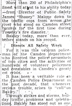 Bakley fire article continued, August 1, 1940