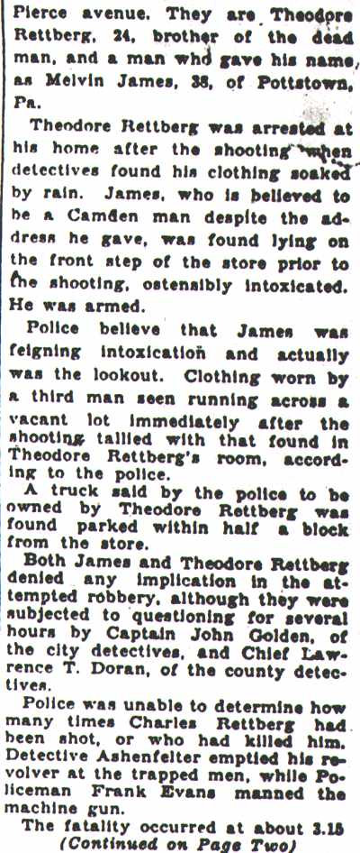 Ashenfelter shooting coverage continued, August 24, 1931