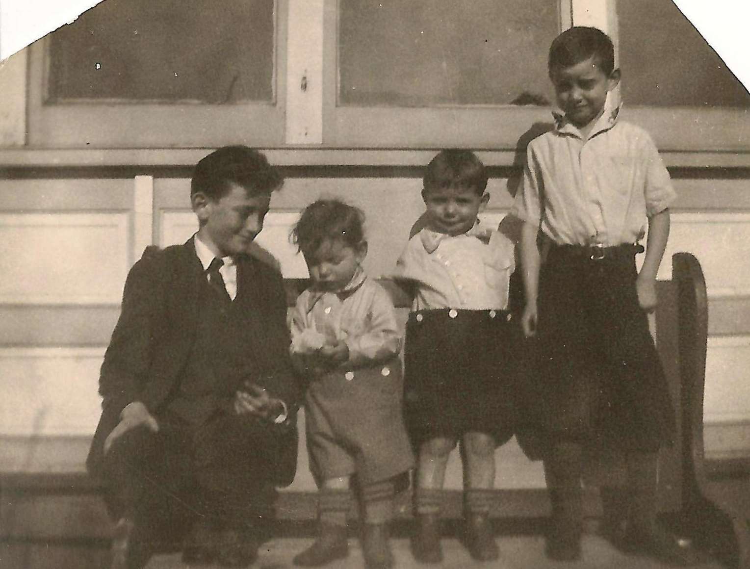 Robert C. Ward Family, circa 1933 — Robert C. Jr., Urquhart A., Joseph G., and John A. Ward