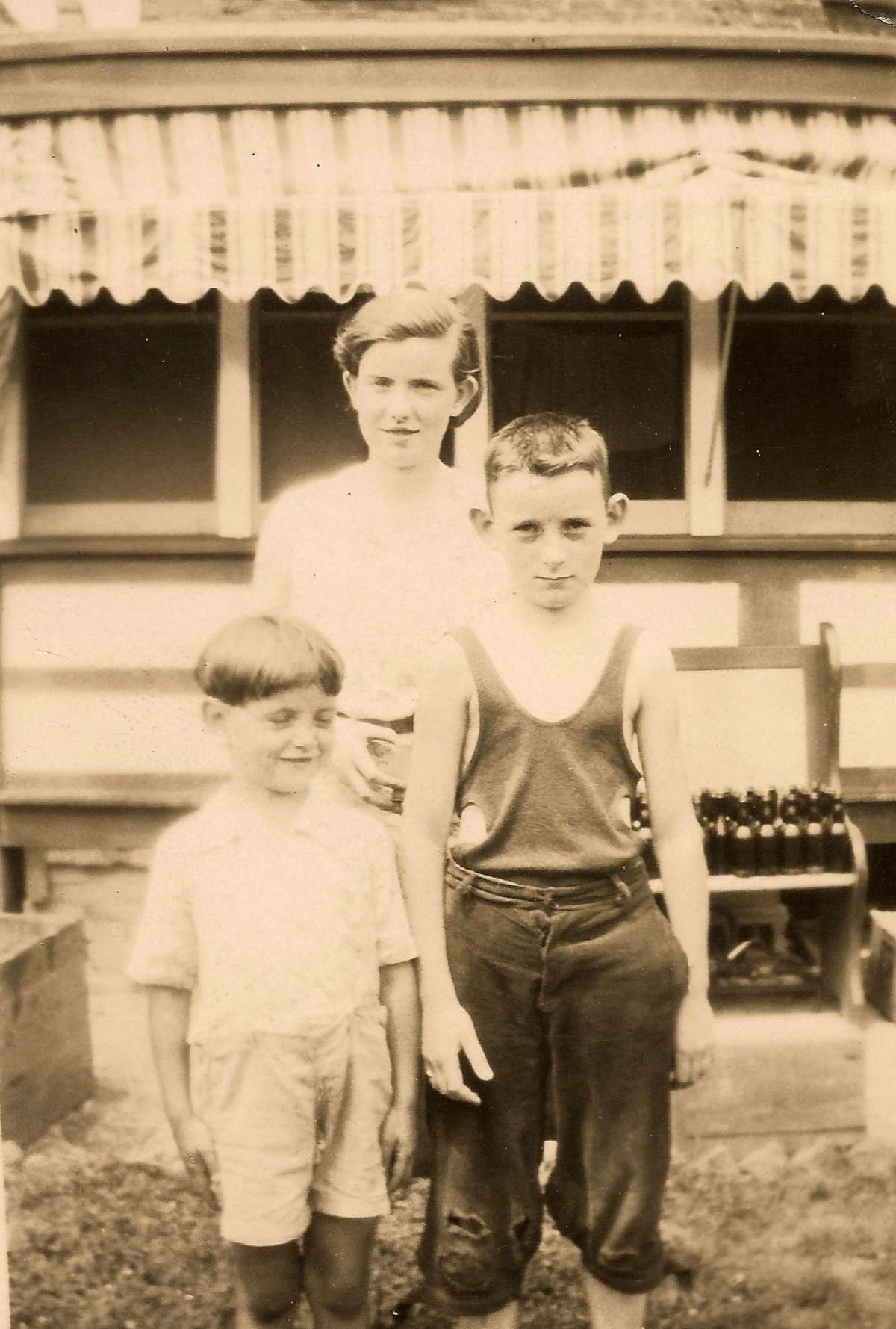 Robert C. Ward Family, circa 1930 — Matilda Ward with sons John and Robert Jr.