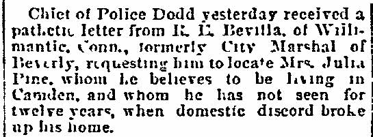 Philadelphia Inquirer, August 28, 1891
