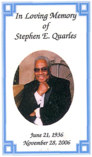 Steve Quarles memorial photo